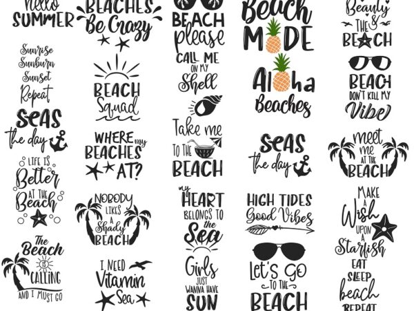 Summer bundle svg, beach svg, mermaid svg, summer quotes svg, printable, commercial use, instant download 829249403 t shirt template vector Summer bundle svg, beach svg, mermaid svg, summer quotes svg, printable, commercial use, instant download 829249403 t shirt template vector