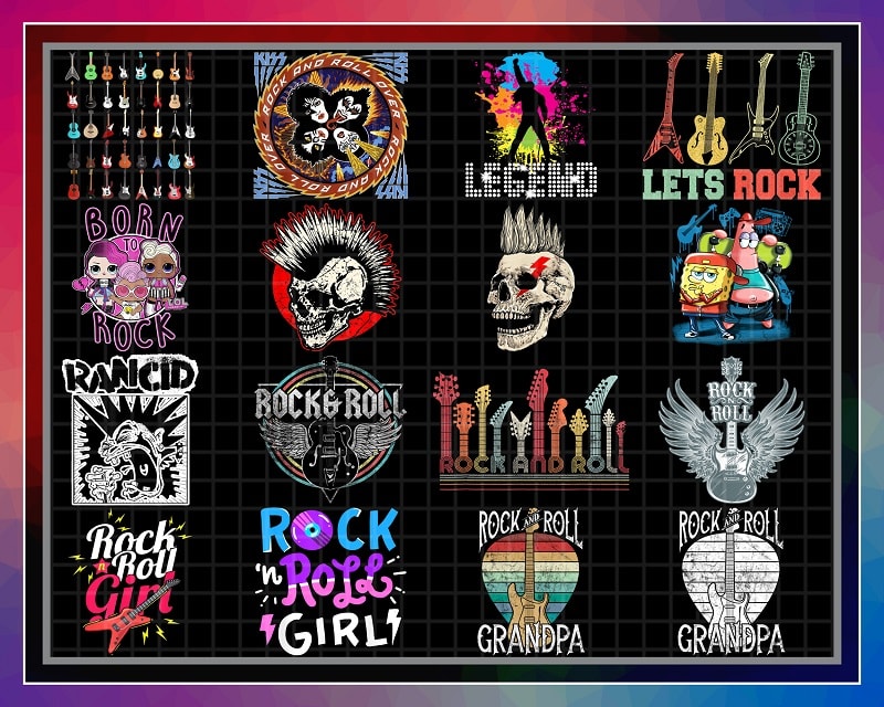 Bundle 50 Designs Rock and Roll PNG, Rock Band Png, Rock Png, Rock N Roll png, Rock star png, Rock On Png, Black rock PNG, Digital Download 911339476