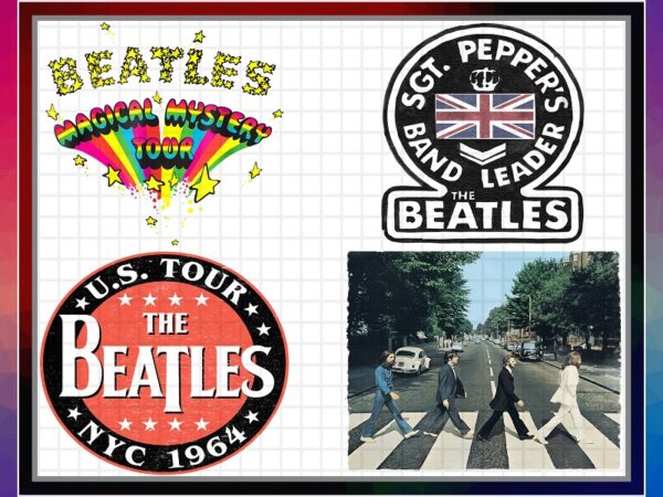 Bundle 17 deisngs the beatles png, the beatles png, john lennon, paul mccartney, george harrison, ringo starr, sublimation, digital download 920192416 t shirt template