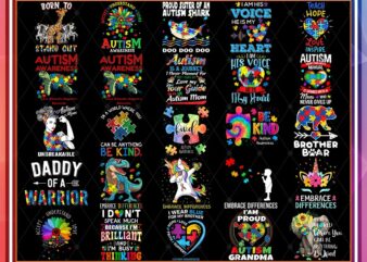 Bundle 57 Designs Autism Awareness Png, Autism Puzzle File, Peace Love Autism,Mama Bear Autism Mom, Heart Puzzle Piece Flag,Digital Download 953649642