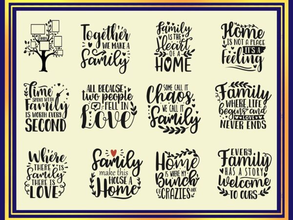 69 ultimate family bundle designs, family wall frames svg, family sayings svg, family svg, family monograms svg, cricut laser silhouette 968244051