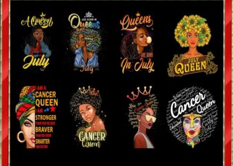 34 Cancer Queen Bundle, July Queen Bundle, Cancer Girl PNG, Cancer Mom, June July Girl, July Queen Images, Sublimation Designs Download 968616578