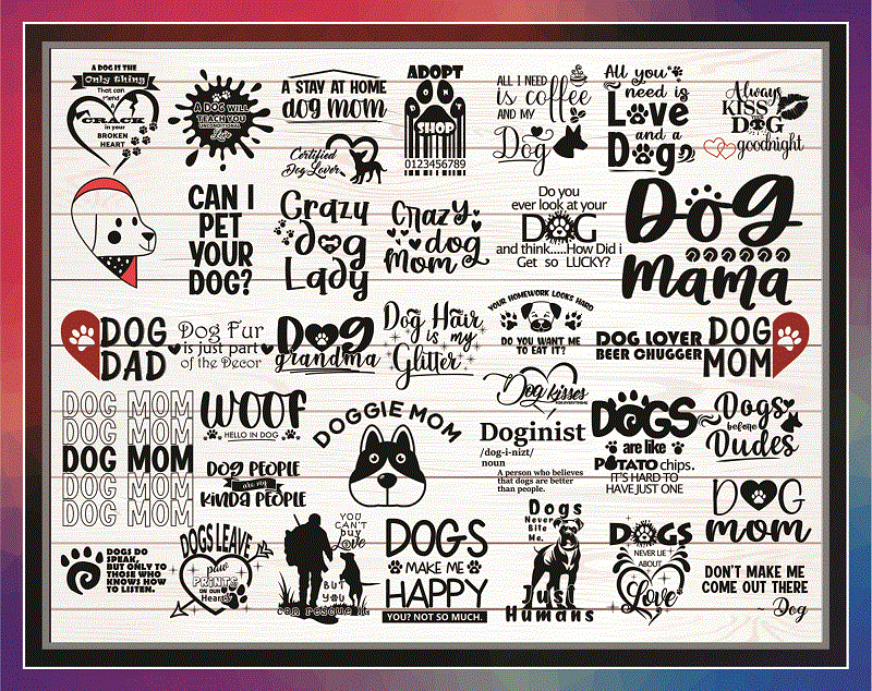 110 DOG Svg Bundle Designs Mega Dog for Cricut Silhouette | Dog Designs Bundle SVG | Dog Bundle Designs SVG png dxf | Dog Svg Mega bundle Save 968350397