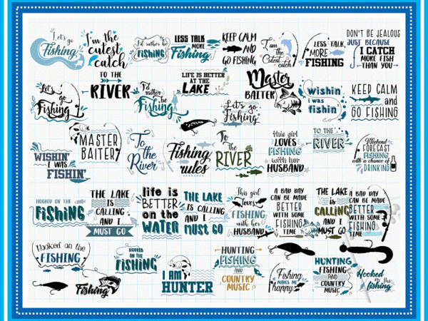 Bundle 378 fishing svg, fisherman svg, fishing bundle svg, fishing pole svg, hook svg cut files for cricut silhouette, digital download 712805426 t shirt template