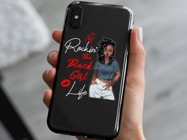 Rockin’ the black girl life png, black girl magic, black girl art, black pride, black melanin, black women art, digital downloads 871739281 t shirt design online