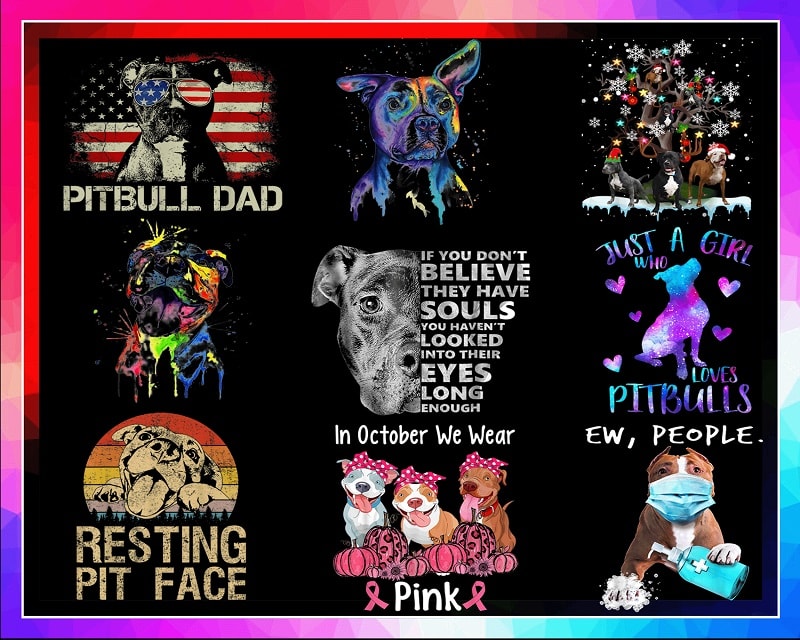 32 Designs Funny Pitbull Bundle, Pitbull Dad, Pitbull PNG, Resting Pit Face Png, Pitbull Dog, Pitbull Images, Download Digital Print Design 875379584