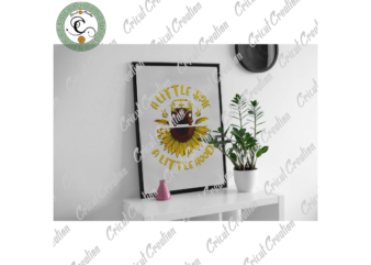 Trending Gifts, A Little Hiple A little Hood Diy Crafts, Car On Sunflower PNG Files For Cricut, Sunflower Silhouette Files, Trending Cameo Htv Prints