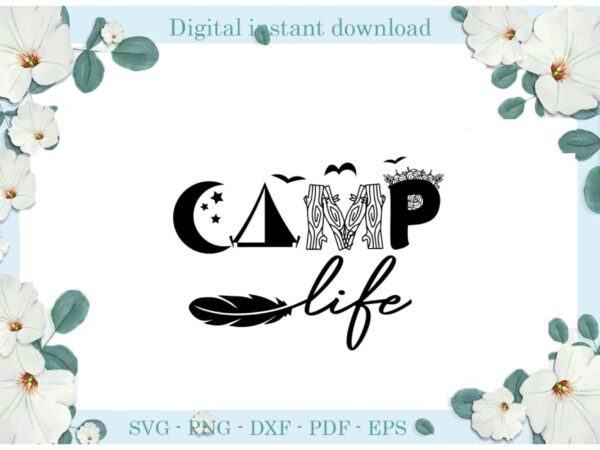 Trending gifts camp life moon tent wood bird diy crafts camp life svg files for cricut, trending silhouette sublimation files, cameo htv prints t shirt designs for sale