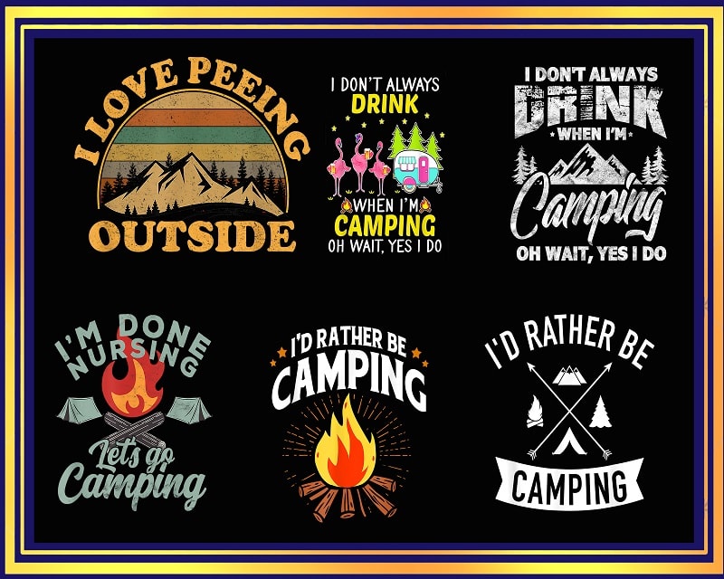 25 Camper Camping Sublimation Design Bundle PNG, Camper Png, Camp png, Graphic, Clip Art, Instant Digital Download, Adventure png 877166130