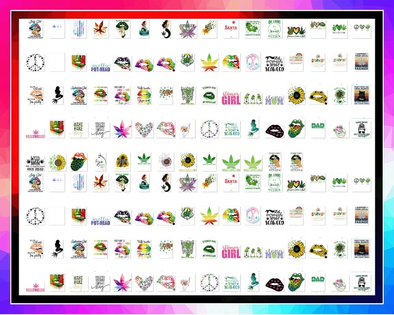106 Designs Smoke Weed PNG, Drug Life Png, Stoner Girl, Stoner Mom, Stash Png, World’s Dopest Mom, Colorful Lip Png, Digital Download 936720718