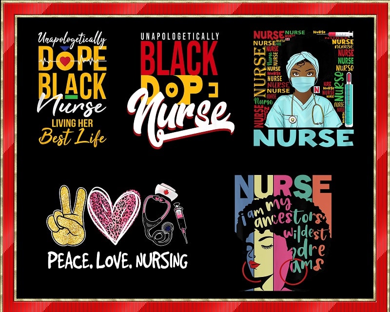 Black Nurse PNG Bundle, Black Dope Nurse, Peace Love Nursing, Black Nurse Png, Black Nurse Magic, Black Nurse Matter, Nurse Life, Nurse Png 959652304