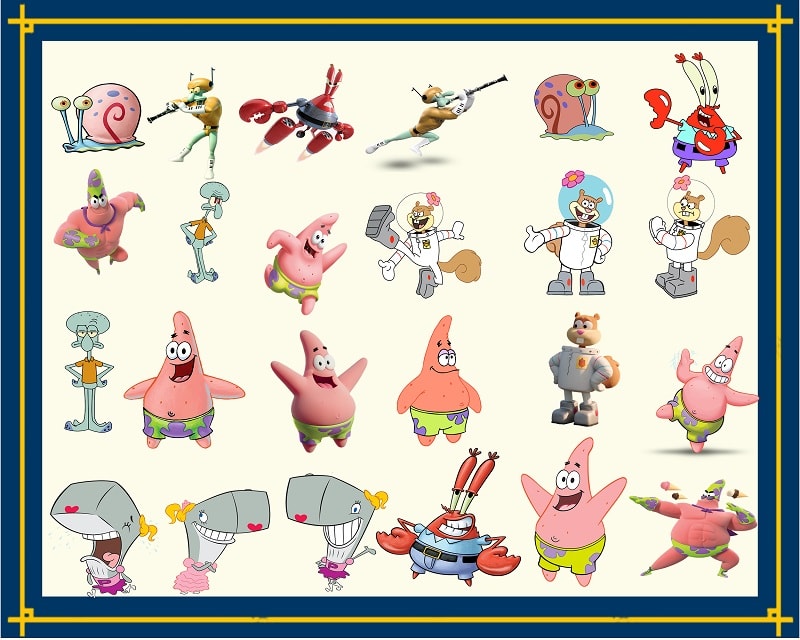 141 SpongeBob SquarePants ClipArt- PNG Images Digital, Clip Art, Instant Download, Graphics transparent background Scrapbook 961655348