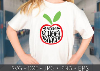 before school snack t shirt template