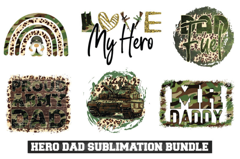 Hero Dad Sublimation Bundle