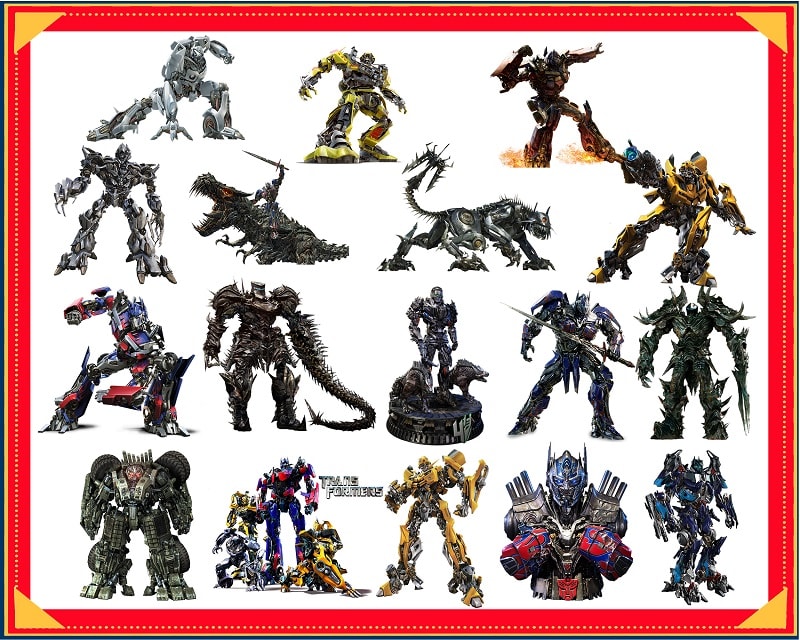 94 Transformers ClipArt- PNG Images Digital, Clip Art, Instant Download, Graphics Transparent Background Scrapbook 976047092