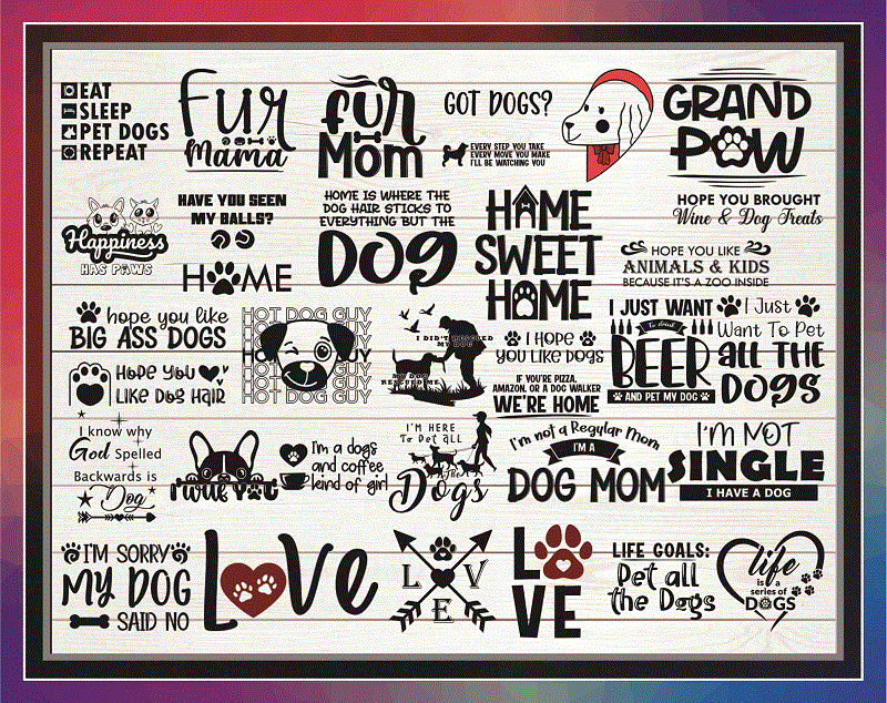 110 DOG Svg Bundle Designs Mega Dog for Cricut Silhouette | Dog Designs Bundle SVG | Dog Bundle Designs SVG png dxf | Dog Svg Mega bundle Save 968350397