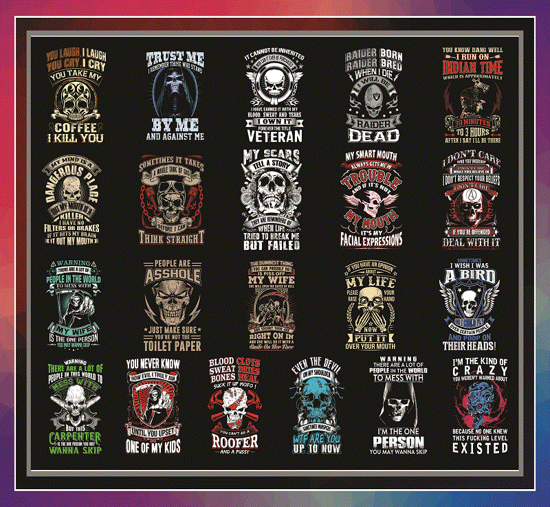 91 Designs Skull PNG, Skull Digital, Skull Clipart, Skull Cut Files For Silhouette, Skull Files For Cricut, Skull Vector, Digital Download 960807354