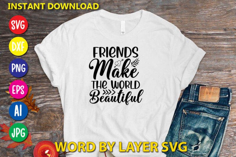 Friendship Svg Bundle Svg Vector T-shirt Design, Friends Svg, Best Friends Svg T-shirt Bundle, Besties To The Resties,best Friends T-shirt Bundle Svg, Svg Files For Cotes, Digital Download,friends Svg Bundle,