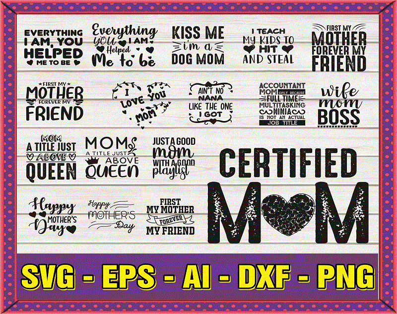 134 Mom SVG Bundles, Mom Fonts svg Bundle, Mom Design Bundle svg, Mom Quote, Funny Quote SVG, Mum Svg Files For Cricut, Instant Download 967615018