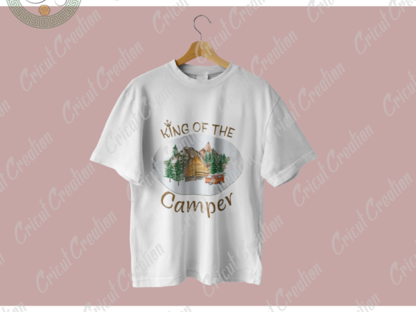 Happy camping day , camping area diy crafts, campsite png files , mobile home silhouette files, trending cameo htv prints graphic t shirt