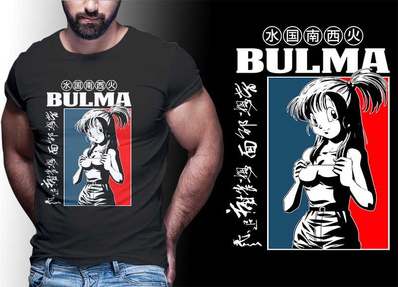 87 ANIME MIX tshirt designs bundle editable PART# 02