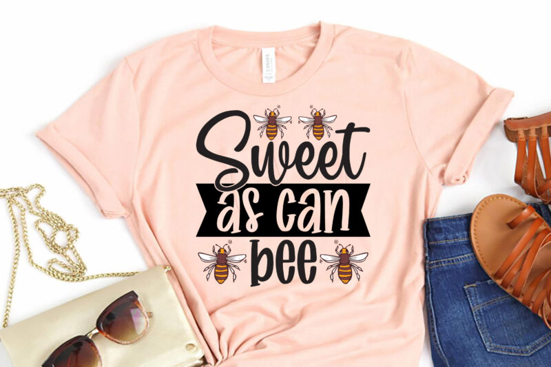 Bee sublimation Bundle.Bee illustration with quote 20 design