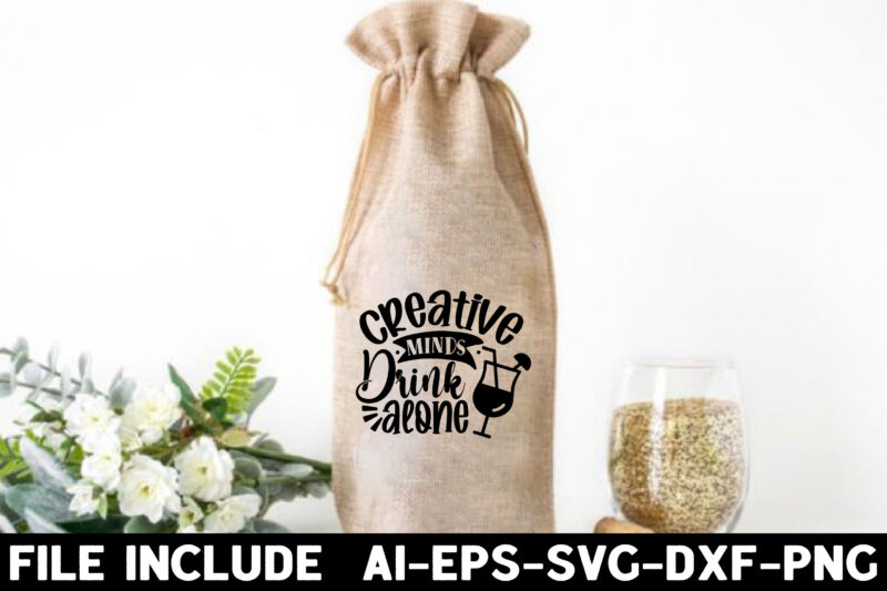 Wine Bag Svg Bundle