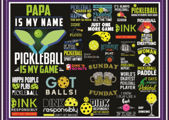 25 Pickleball Day Png Bundle, Life Is A Game Png, Sports & Activity png, Tennis Design, Vintage Pickleball, World Pickleball Federation Png 970254156