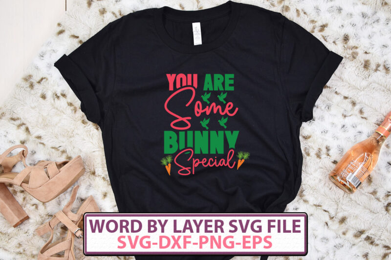 You Are Some Bunny Special t-shirt design,Happy Easter SVG Bundle, Easter SVG, Easter quotes, Easter Bunny svg, Easter Egg svg, Easter png, Spring svg, Cut Files for Cricut