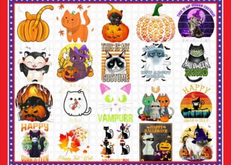 20 Cat Halloween Png Bundle, Pumpkin Cat Halloween PNG, Pumpkin Leopard PNG, Cat Cute PNG, Love Cat PNg, Cat Fall Png, Cat Combo Png Bundle 887817509