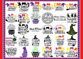 120+ Hocus Pocus Svg Bundle, Black Cat Only, Sanderson Sister Svg, Hocus Pocus Svg, Hocus Pocus png, Halloween Svg, I Smell Children Svg 891746525