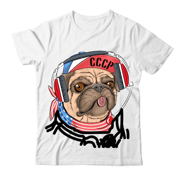 Laika T Shirt Astronaut Dog design.on sell design,dog mama design.cccp dog t-shirt design