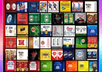 47 Beer Labels Tumbler PNG, Beer Bundle Tumbler, Beer Sublimation, Beer Design Tumbler, Beer Full Label Wrap Design, Light Beer Tumbler 992850394