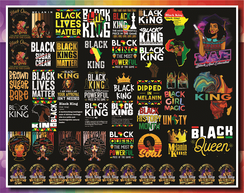 Bundle 50 Melanin King Png, Educated Black King Png, Black King Definition Png, Black Father Matter Support Black Dad Png, Digital Download 990964723
