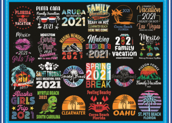 Vacation Png Bundle, Family Vacation, Family Summer Vacation, Spring Break Png, Beach Vacation Png, Quarantine Vacation Png, Vintage Beach 1000379633