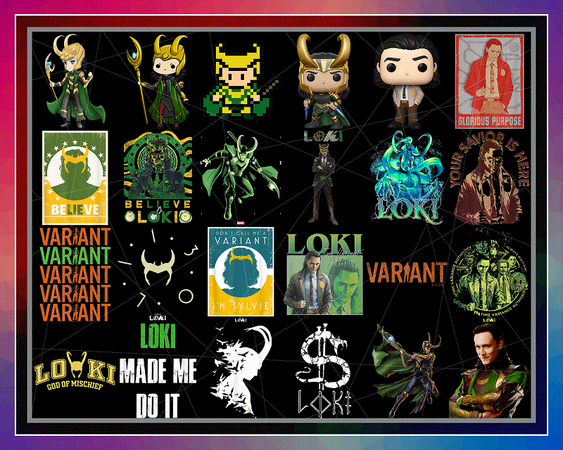 Combo 130+ Loki Bundle, Loki Chibi, Loki Symbol, Variant, Loki Marvel, The Avengers, Funny Loki Quotes, Loki is The Best, Digital Download 1028086910