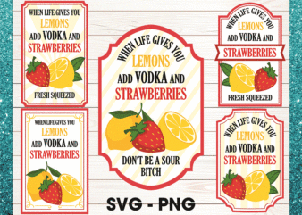 Bundle When Life Gives You Lemons Vodka Strawberries png, When Life Gives You Limes Mimosas Sangria svg, Bring The Sweet Tea, Cherry Limeade 1040633127