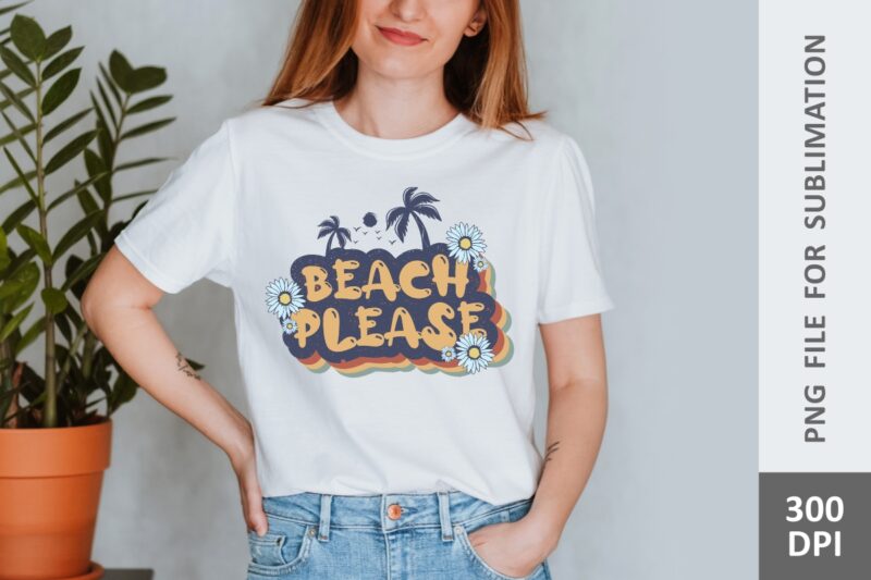 Retro Summer t shirt designs sublimation bundle, Retro summer Png files, Vintage summer t shirt designs bundle