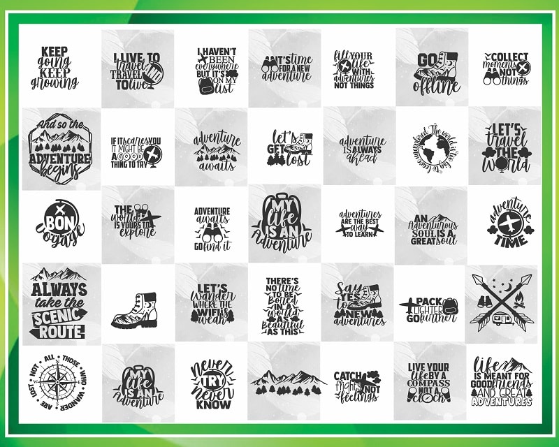 43 Traveling SVG Bundle Designs, Adventure SVG Cut Files, Commercial Use, Instant Download, Printable vector, Adventure SVG, Traveling Shirt 992901892