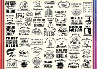 Bundle 100 Designs Islamic SVG, Islamic svg, Islamic svg shirt, Islamic svg vector, islamic png, Allah svg, Digital Download 1008498300