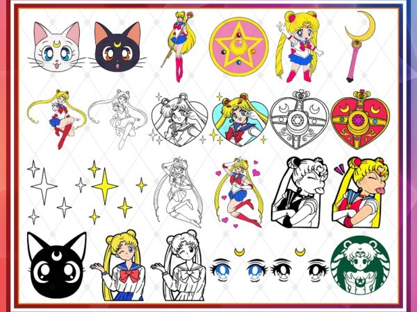 129 designs sailor moon svg bunde, sailor moon svg png dxf, sailor moon svg cut fies, sailor moon cipart, musicartstore digital download 1012450543