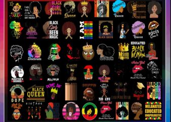 410 Black Queen Bundle PNG, Afro Clipart, Melanin PNG, Black Girl Magic, Strong Black Queen PNG, Black Pride, Afro Women, Digital Download 996868602