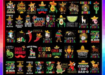 Combo 240+ Cinco De Mayo PNG, Unicorn png, Mustache png, Mexican png, Cinco de Mayo Png, Cactus with Unicorn, Mexican Clip Art Png 997466986 t shirt vector file