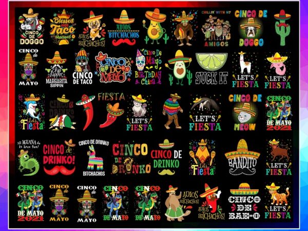 Combo 240+ cinco de mayo png, unicorn png, mustache png, mexican png, cinco de mayo png, cactus with unicorn, mexican clip art png 997466986 t shirt vector file