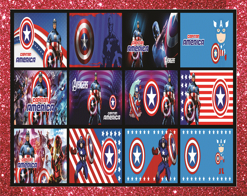 12 Tumber Bundle Captain America Diverse Designs, 20oz Skinny Straight Bundle, Template For Sublimation, Digital Download, Tumbler Digital 1014591399