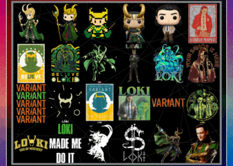 Combo 130+ Loki Bundle, Loki Chibi, Loki Symbol, Variant, Loki Marvel, The Avengers, Funny Loki Quotes, Loki is The Best, Digital Download 1028086910
