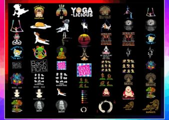 Combo 180+ Designs Fitness Yoga PNG Bundle, Yoga TShirt Bundle, Yoga Exercise PNG, yoga funny png sublimation, Instant download 1004975804