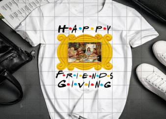 Happy Friends Giving Png Design, Friends – Thanksgiving – Friendsgiving Png, Digital image, PNG Sublimation, Screen Print, Digital Design 1036554988