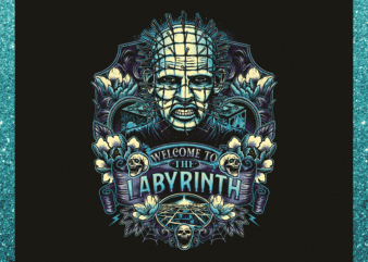 Welcome To The Labyrinth Png, Horror Character Png, Horror Art Png, Horror Pinhead Png, PNG Printable, Instant Download, Digital File 1041191885