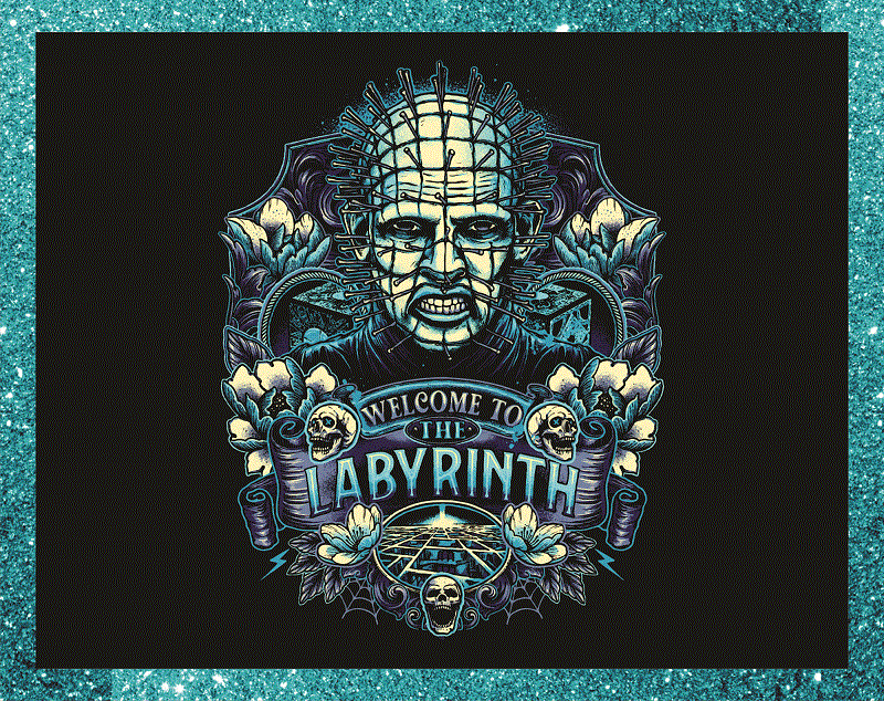Welcome To The Labyrinth Png, Horror Character Png, Horror Art Png, Horror Pinhead Png, PNG Printable, Instant Download, Digital File 1041191885